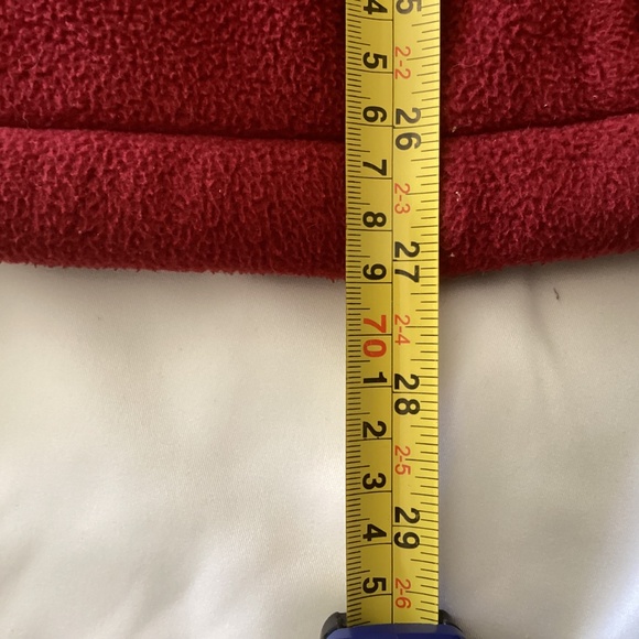 Lands’ End Men Fleece Jacket with Side Pockets and Full length zipper - Picture 7 of 8